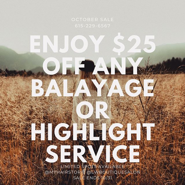 @myhairstorie is now accepting NEW clients and wanted to gift you with this awesome special! Service prices vary upon consultation. Limited spots available!
Call NOW and mention this post ✨